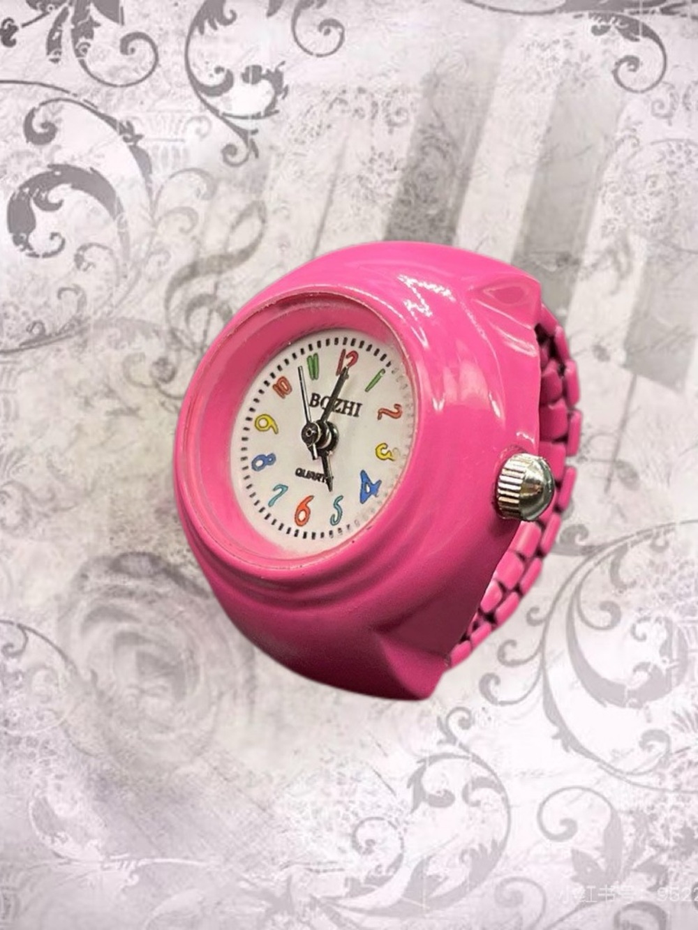 Pink Kids' Analog Watch - Bright Pink Fun Design